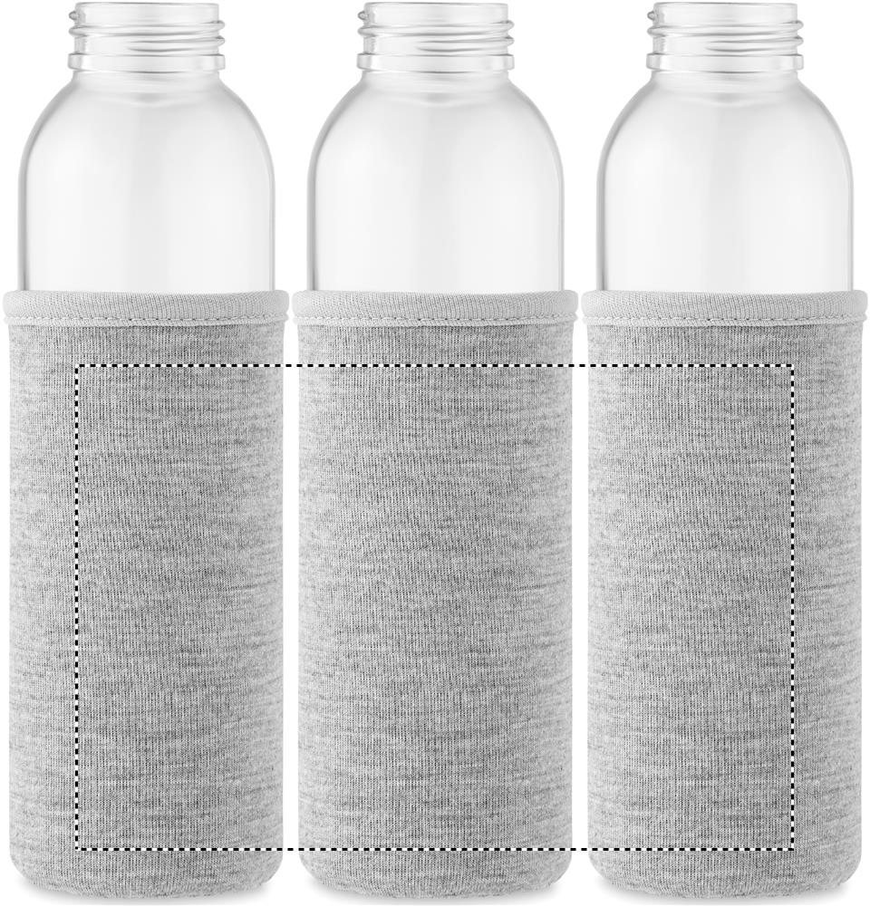 Recycled glass bottle 500 ml pouch t1 07