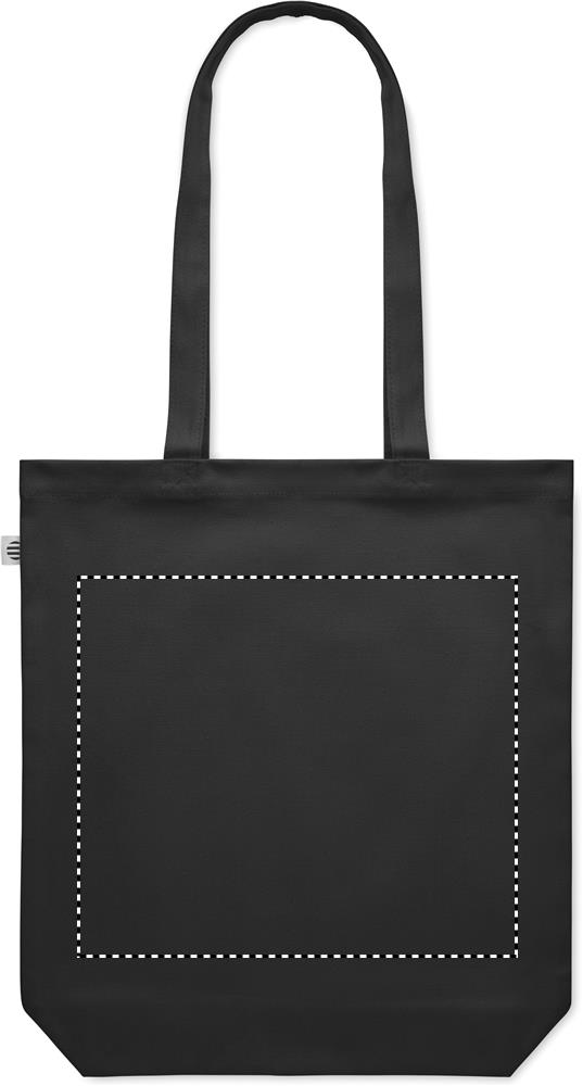 Canvas shopping bag 270 gr/m² back 03