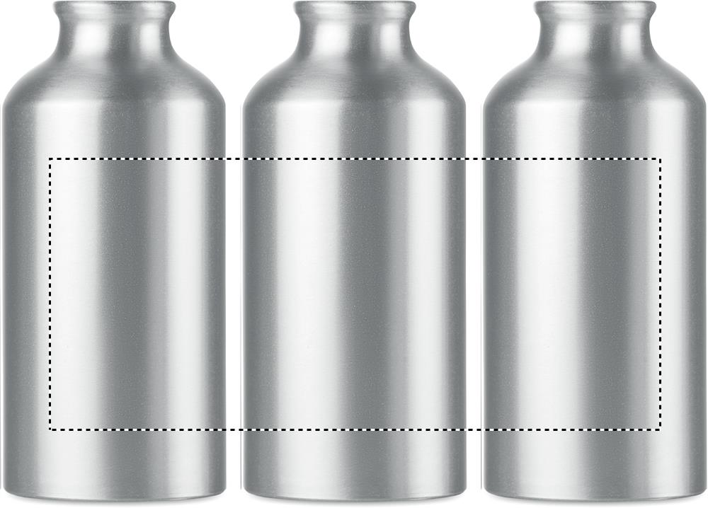 400 ml aluminium bottle roundscreen 16
