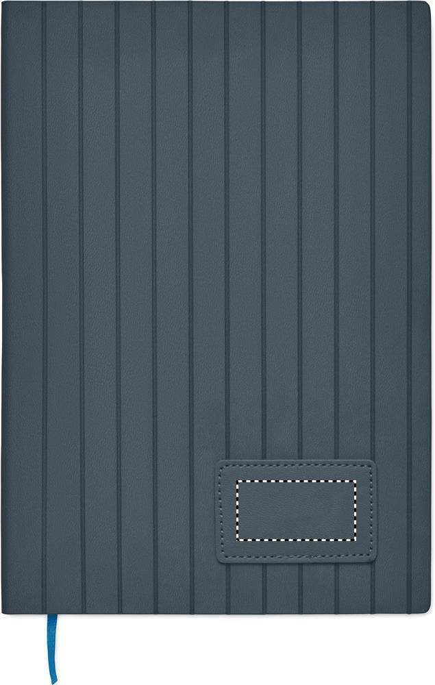 Notebook A5 in PU fumé front 04