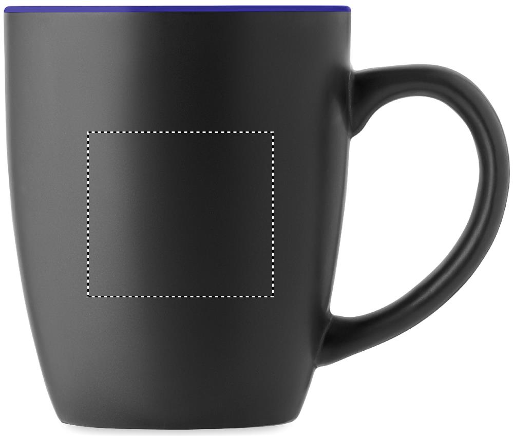 Two tone ceramic mug 290 ml right handed 37