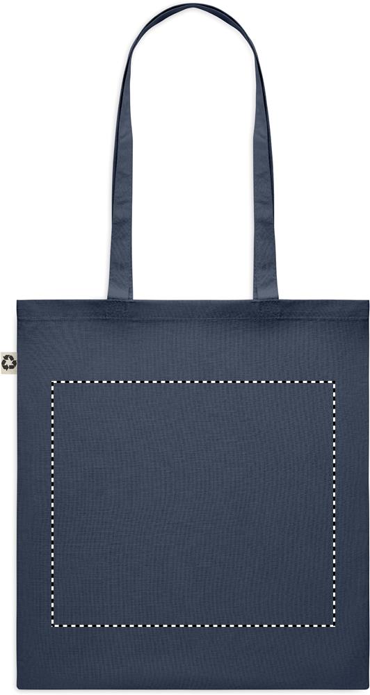 Recycled cotton shopping bag back td1 85
