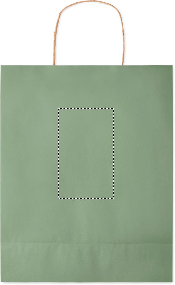 Medium Gift paper bag  90 gr/m² back transfer 09