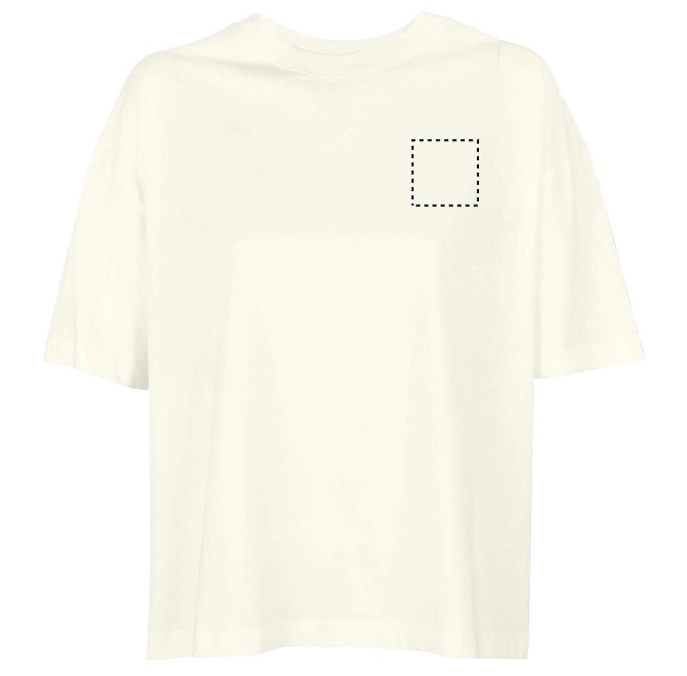 BOXY WOMEN T-SHIRT OVERSIZE chest ww