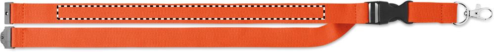 Lanyard cotton 20mm strap/s front 10