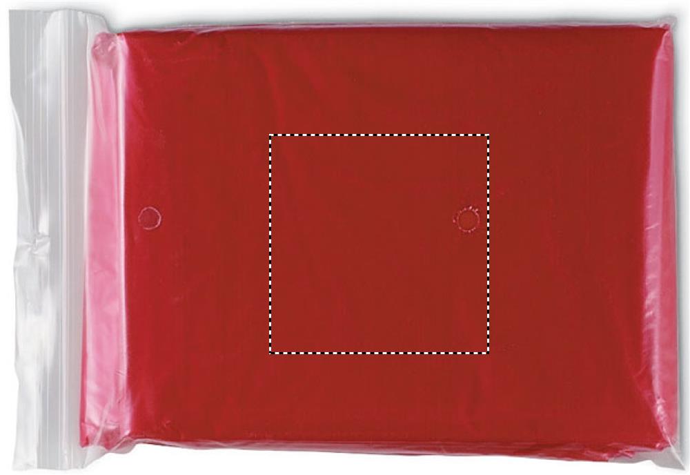 Foldable raincoat in polybag digital label side 1 05