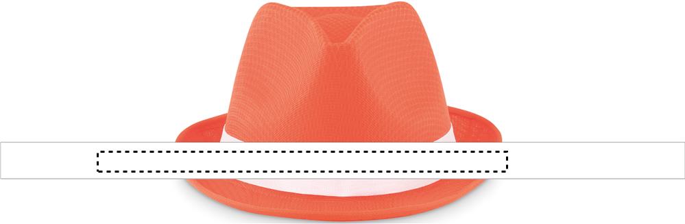 Coloured polyester hat band 10