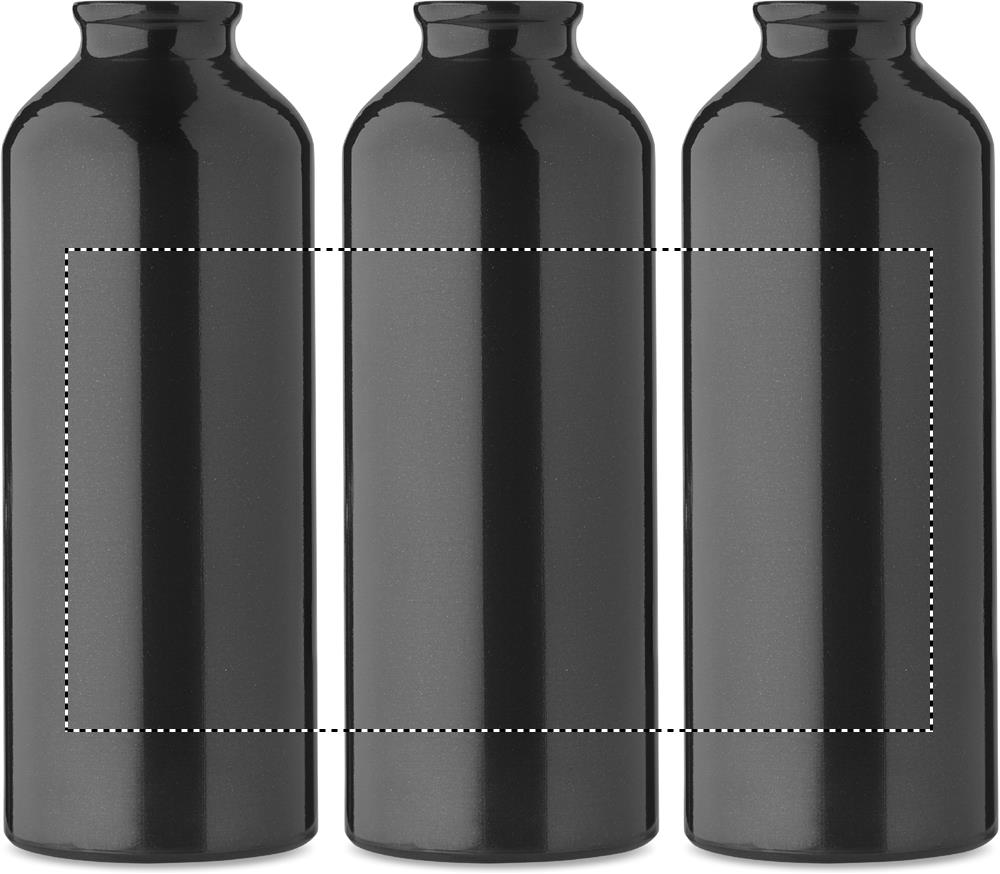 Recycled aluminium bottle 500ml roundscreen 03