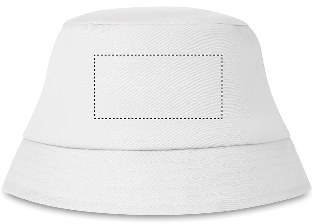 Cotton sun hat 160 gr/m² transfer front 06