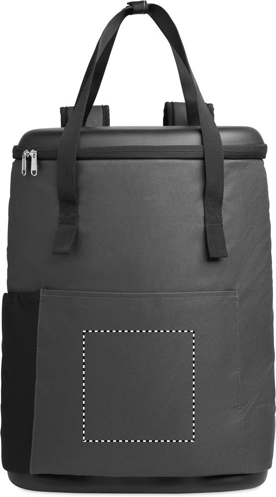 Zaino refrigerante 600D RPET front pocket 15