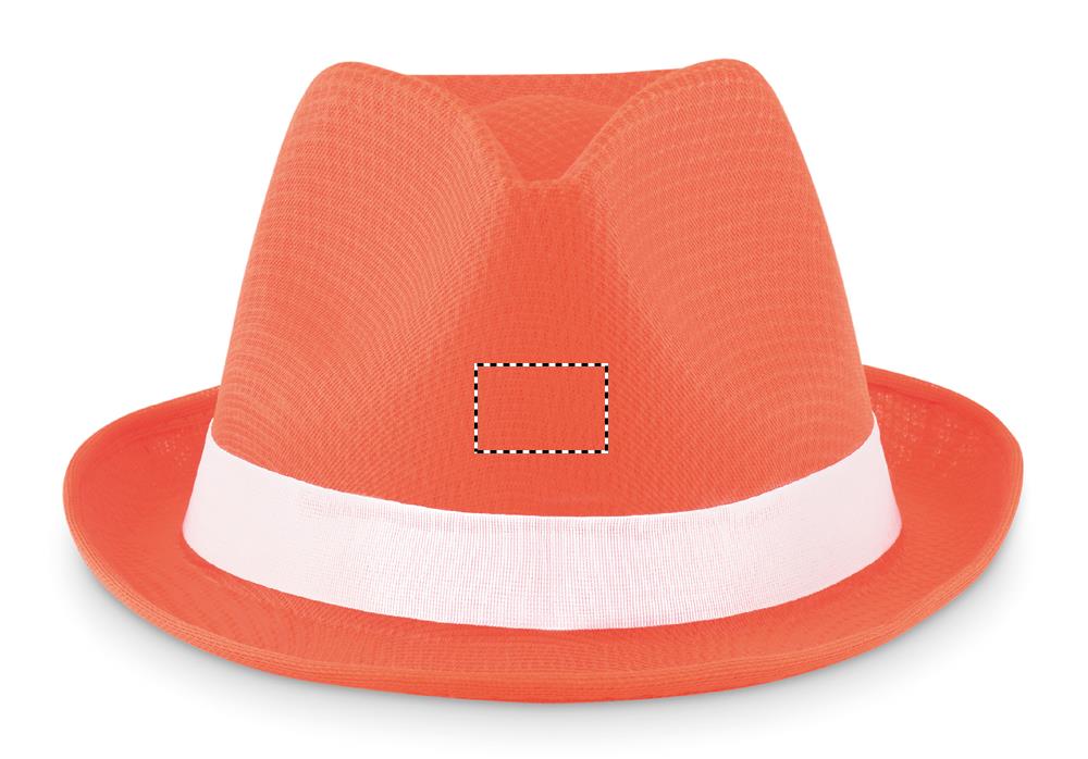 Cappello poliestere colorato front 10