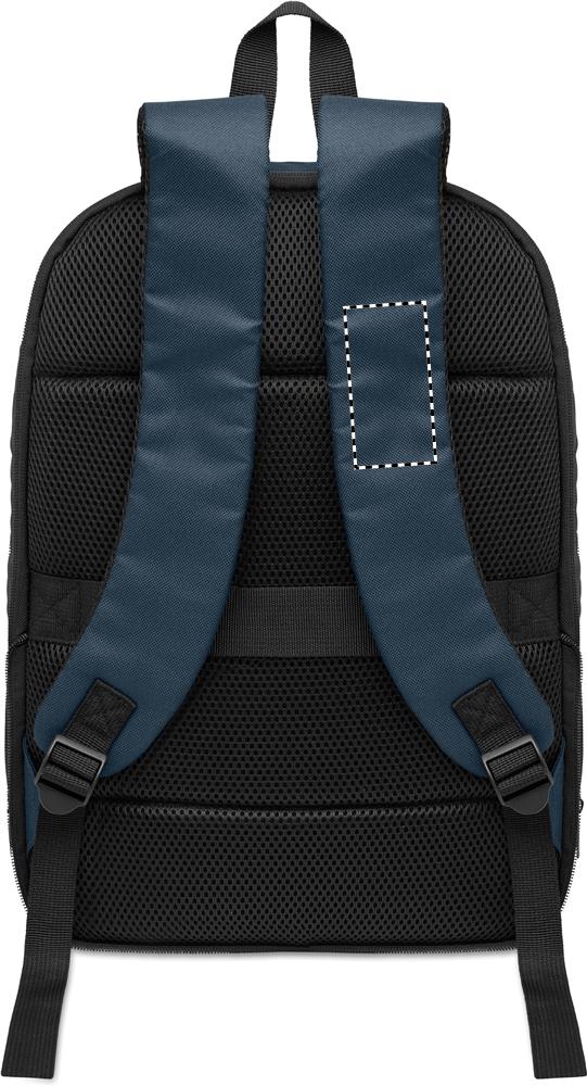 Expandable 600D RPET backpack shoulder strap left 04