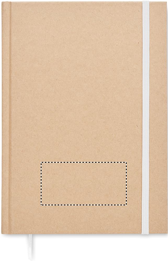 Notebook A5, pagine riciclate front pad 06