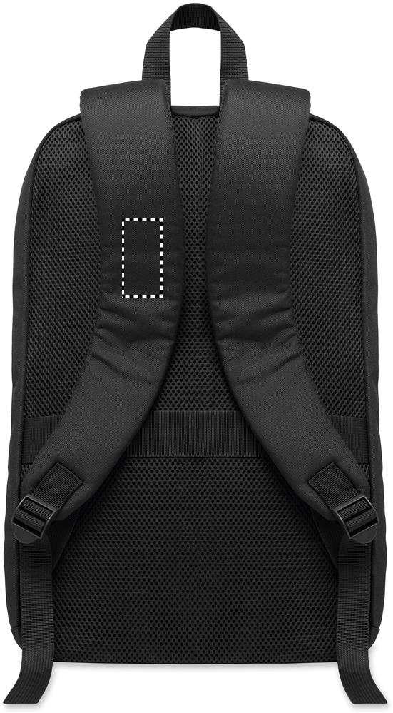 15" RPET laptop backpack 15L shoulder strap right 03