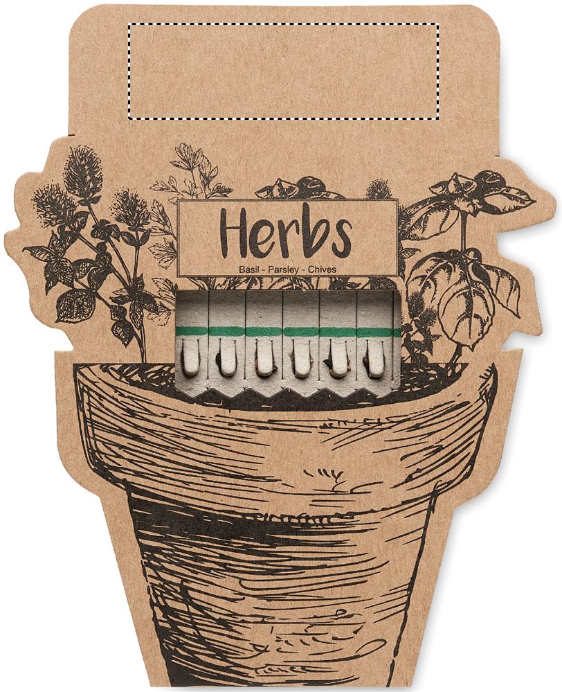 Herb seeds sticks front 13