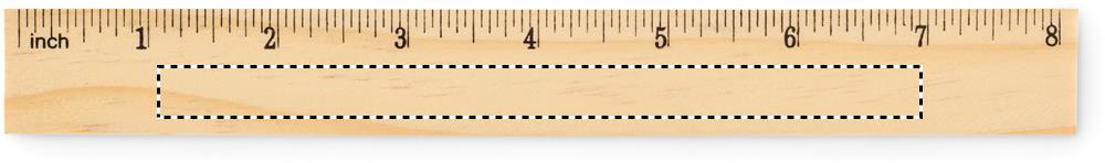 Righello in legno 20 cm inch side 40