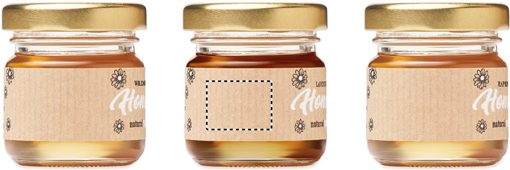 Set of 3 wildflower honey label lavender 40
