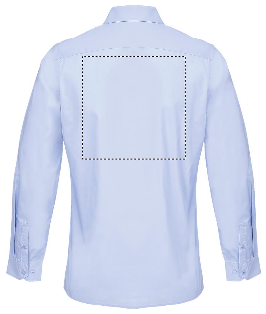 BAILEY MEN POPLIN SHIRT back sk