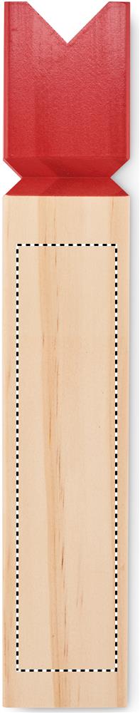 Pinewood outdoor throwing game red stick side 1 40