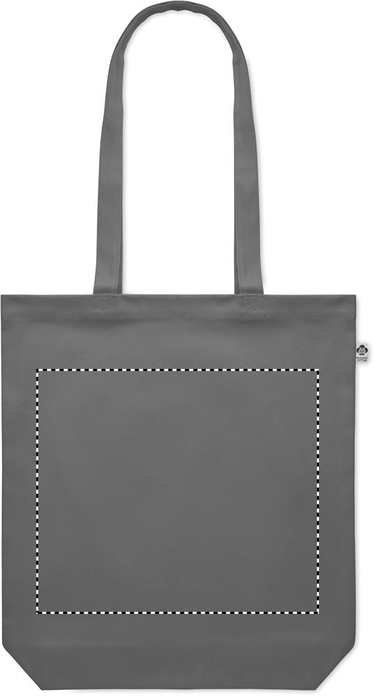 Canvas shopping bag 270 gr/m² front 15
