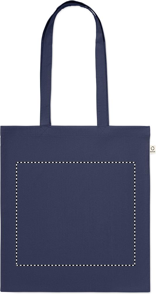 Recycled cotton shopping bag front td1 04