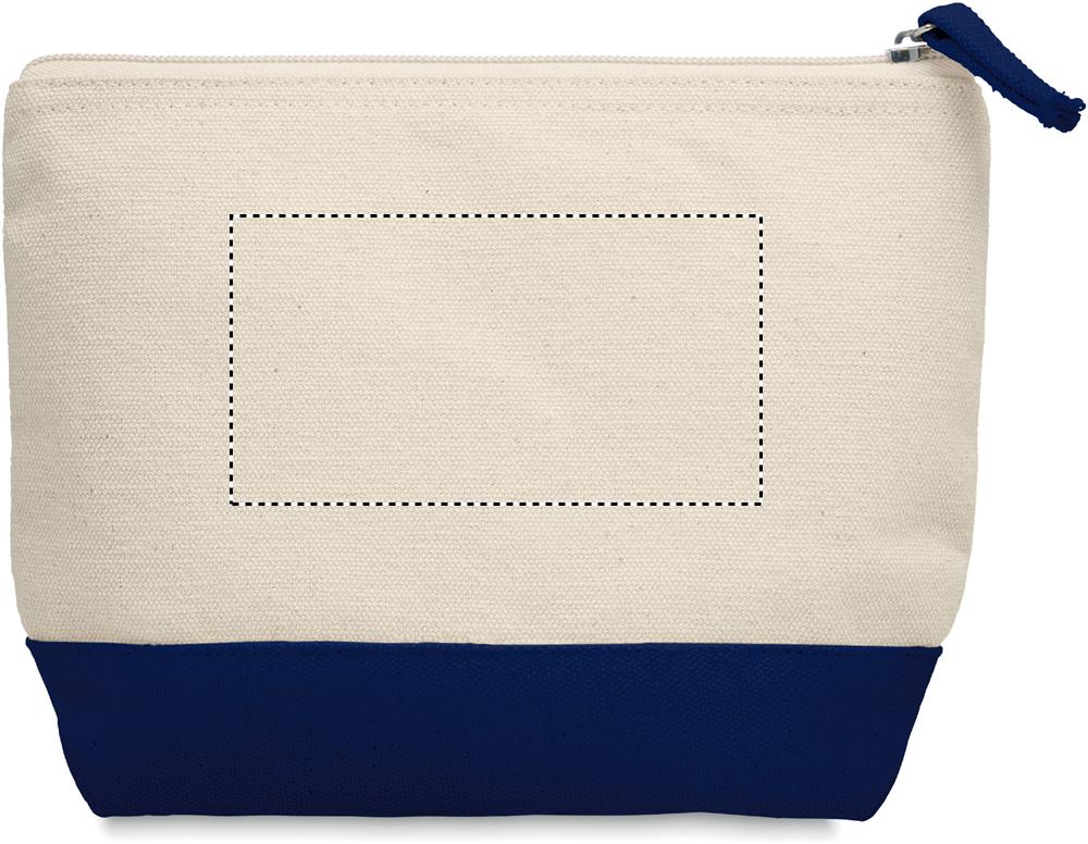 Bicolour cotton cosmetic bag side 1 04