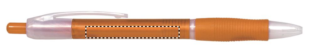 Ball pen with rubber grip barrel left handed 29