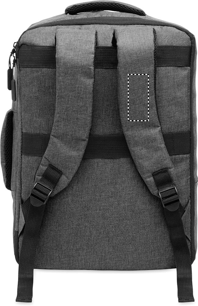 Zaino sottile per laptop shoulder strap left 15