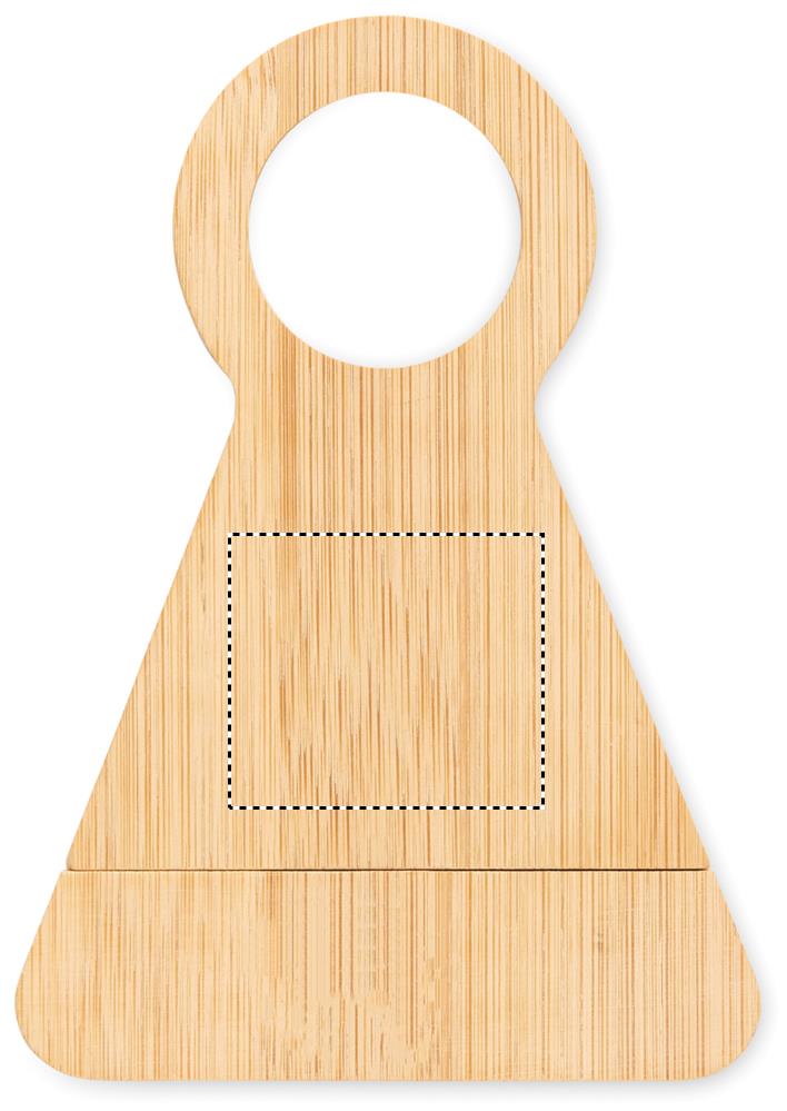Bamboo bottle stand & opener side 1 40