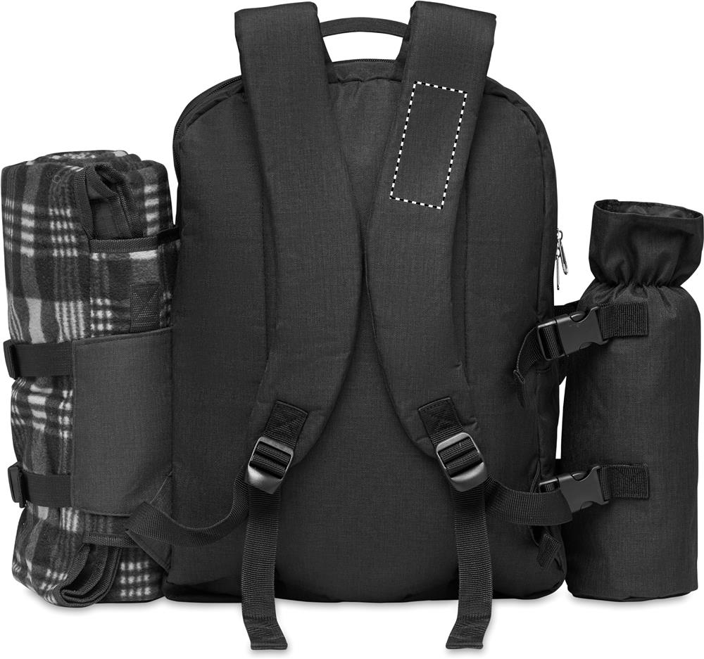 4 person Picnic backpack strap right 03