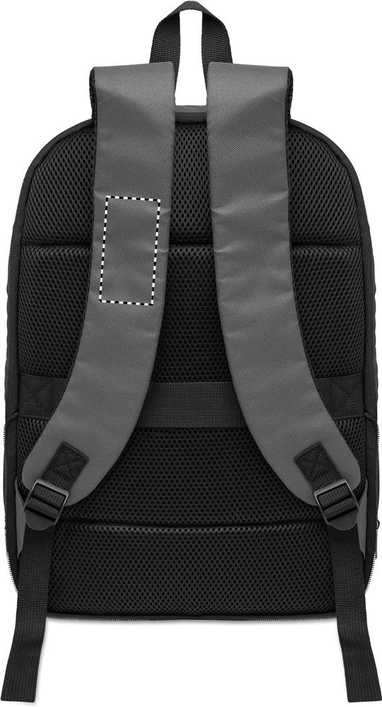 Expandable 600D RPET backpack shoulder strap right 15