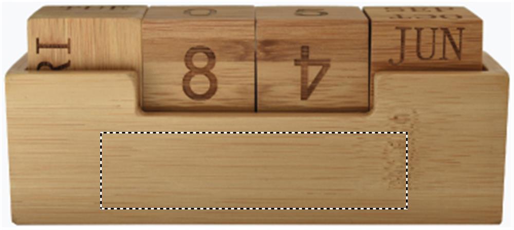 Calendario in bamboo front 40