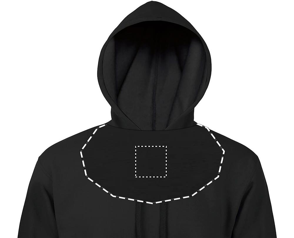 STELLAR Felpa uni cappuccio inside bk