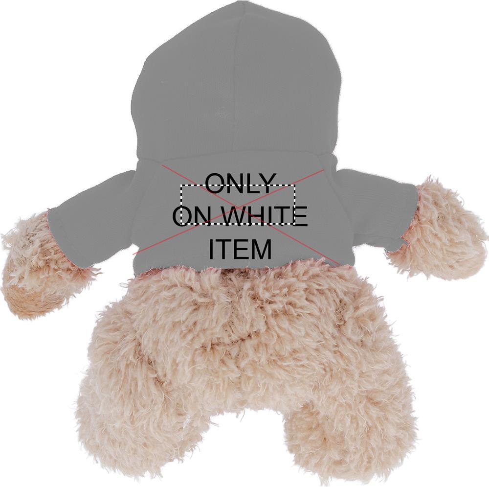 Teddy bear plus with hoodie tshirt back ts 07