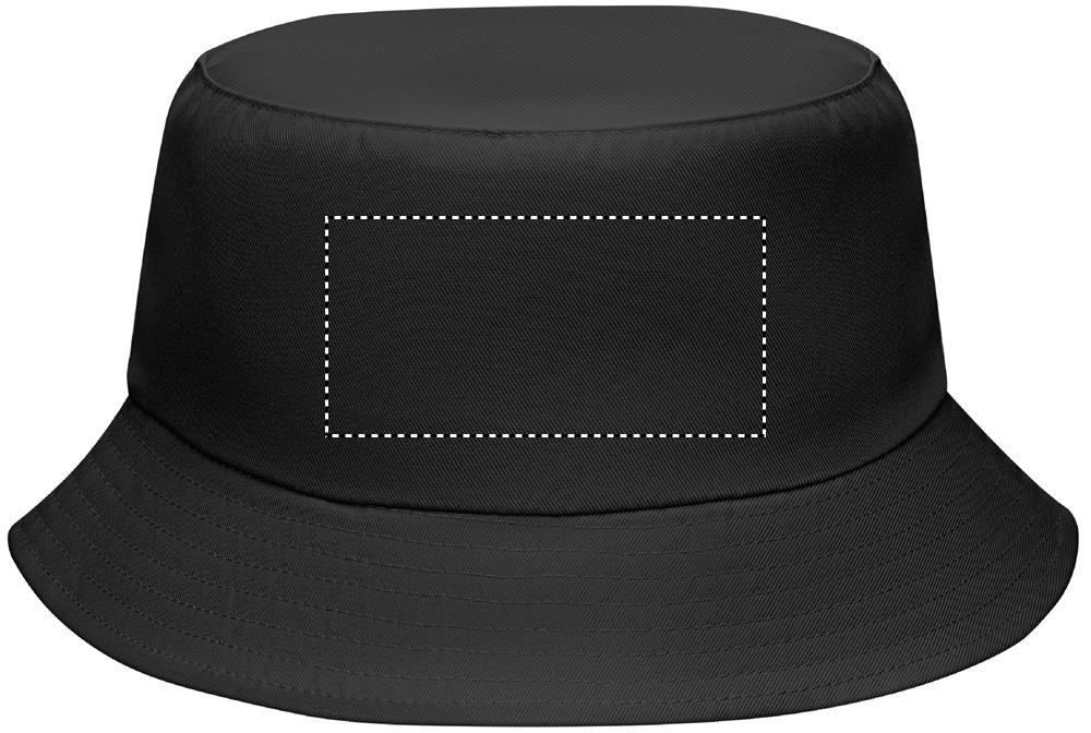 Cappello da pescatore in polies transfer back 03