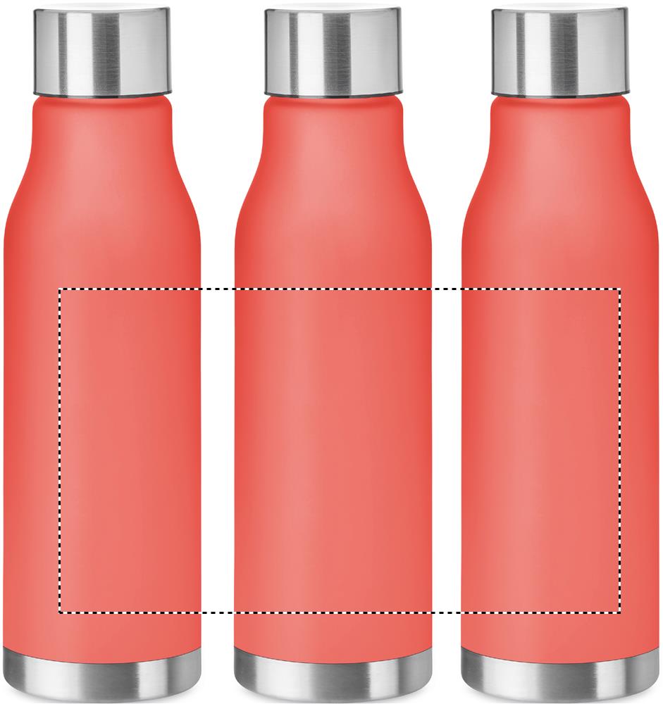 RPET bottle 600ml roundscreen 25