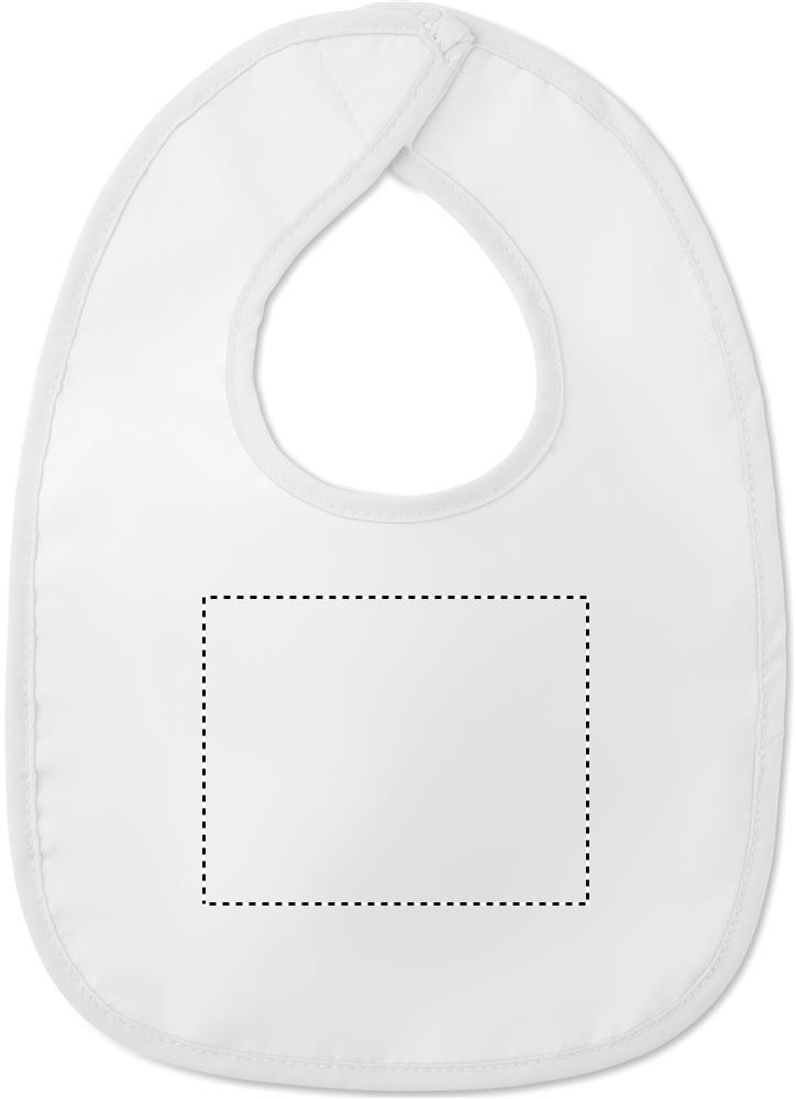 Baby bib in cotton front screen 06