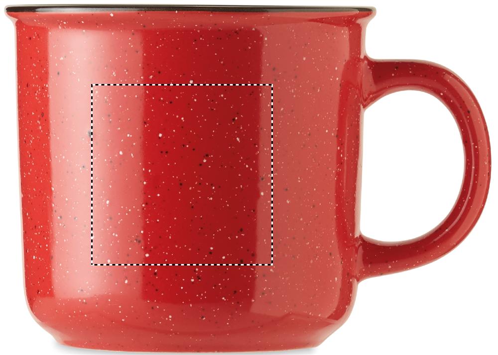 Ceramic vintage mug 400 ml right handed 05