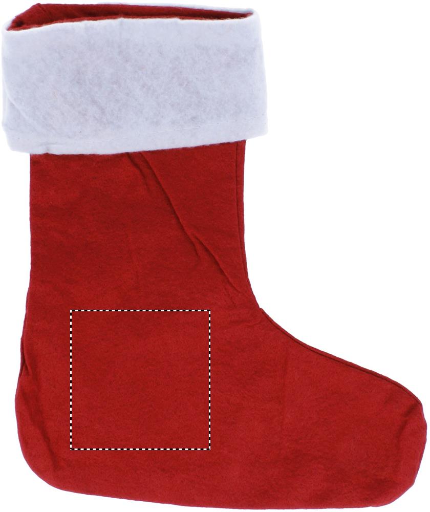 Christmas boot back red part 05