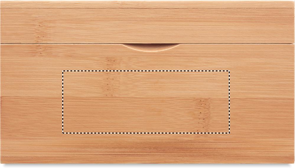 Bamboo tea box front 40