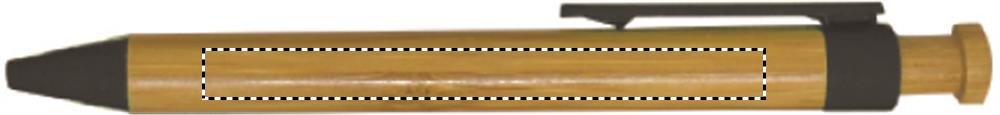 Penna a sfera in bamboo barrel right handed 03