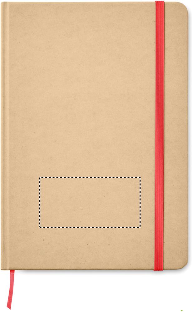 A5 recycled notebook 80 lined front pad 05