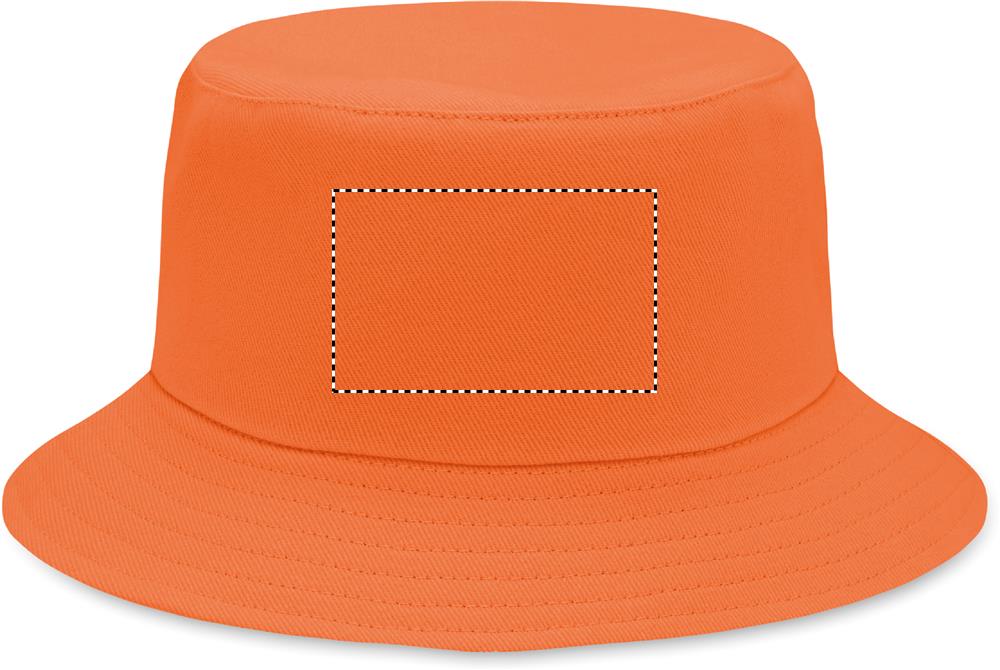 Brushed 260gr/m² cotton sunhat back 10