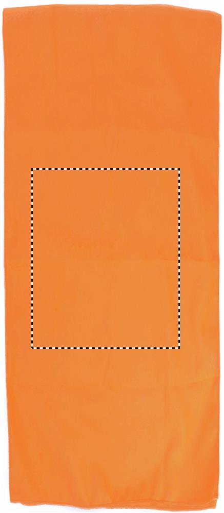 Sports towel with pouch towel front e 10
