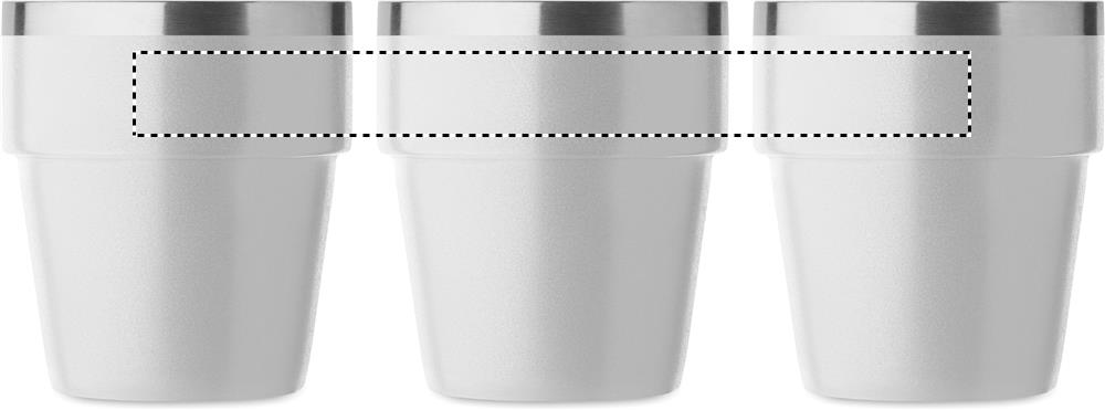 Double wall tumbler 250 ml roundscreen 06