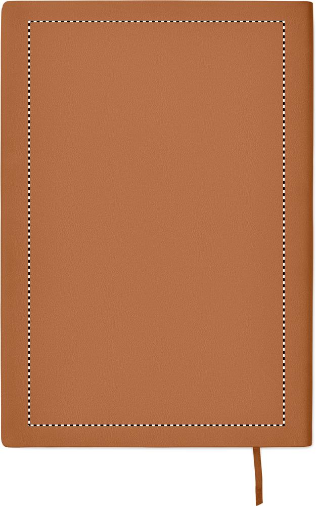 Notebook A5 in PU fumé back 01