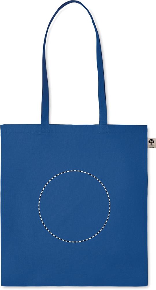 Organic cotton shopping bag embroidery 37