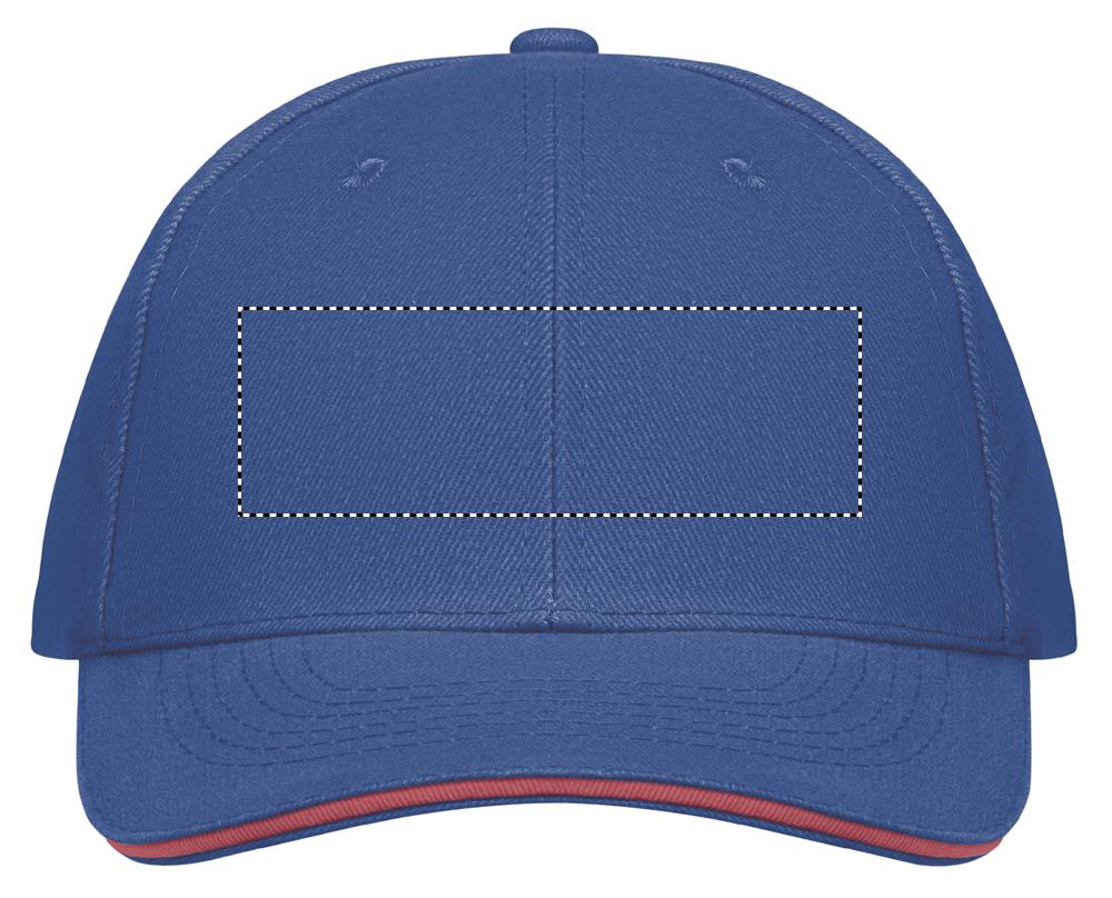 BUFFALO SIX PANEL CAP front embroidery eq