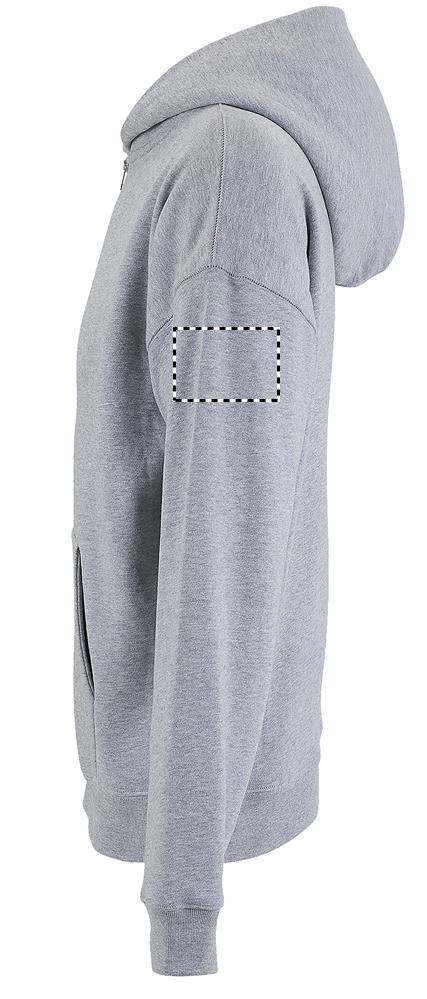 ELIOTT FULLZIP HOODIE arm left gy