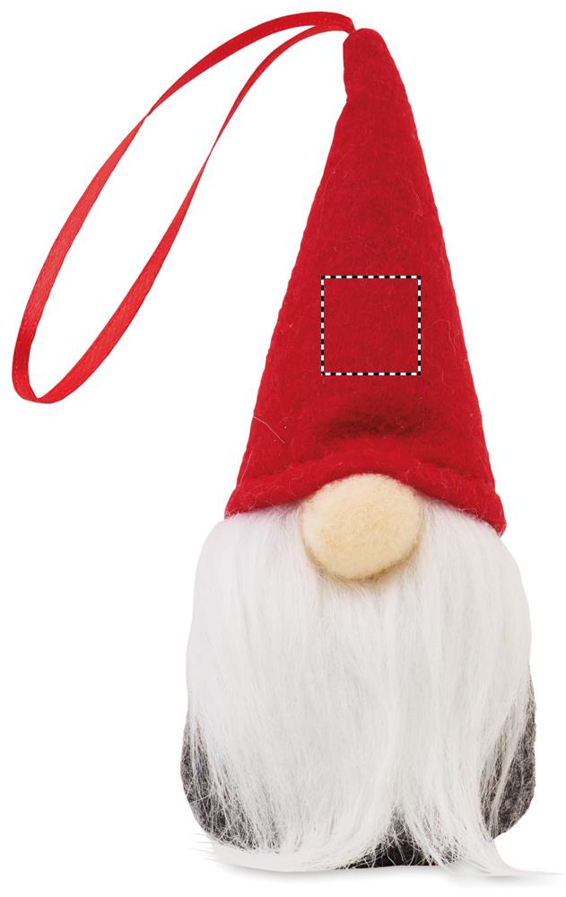 Felt gnome tree hanger side 1 05